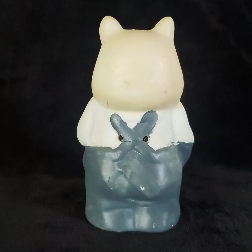 Vintage Handpainted Ceramic Pig Bell